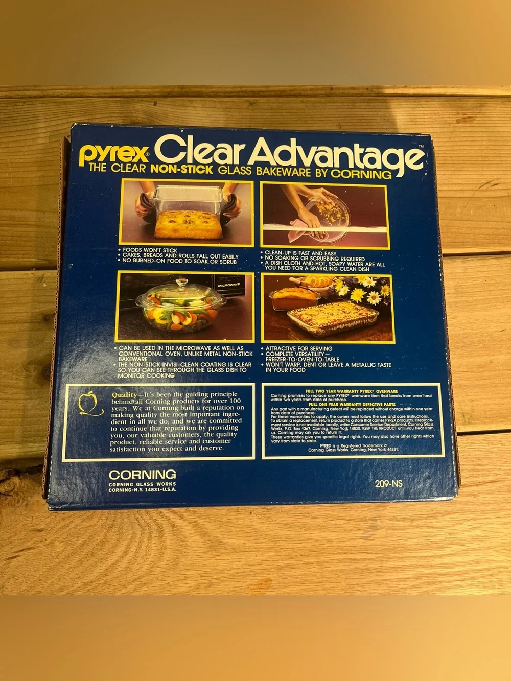PYREX 209-NS-P - Clear Advantage Glass Pie Plate 9